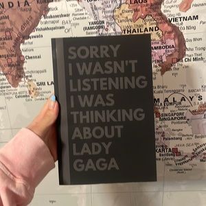 LADY GAGA NOTEBOOK